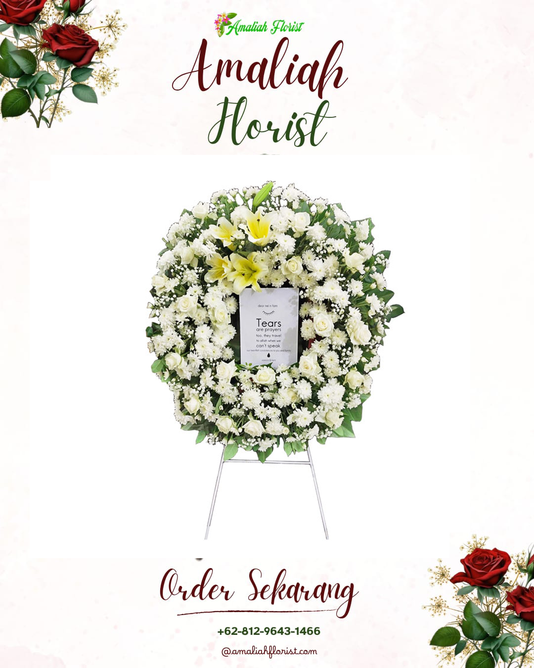 Krans Bunga Duka Pamekasan